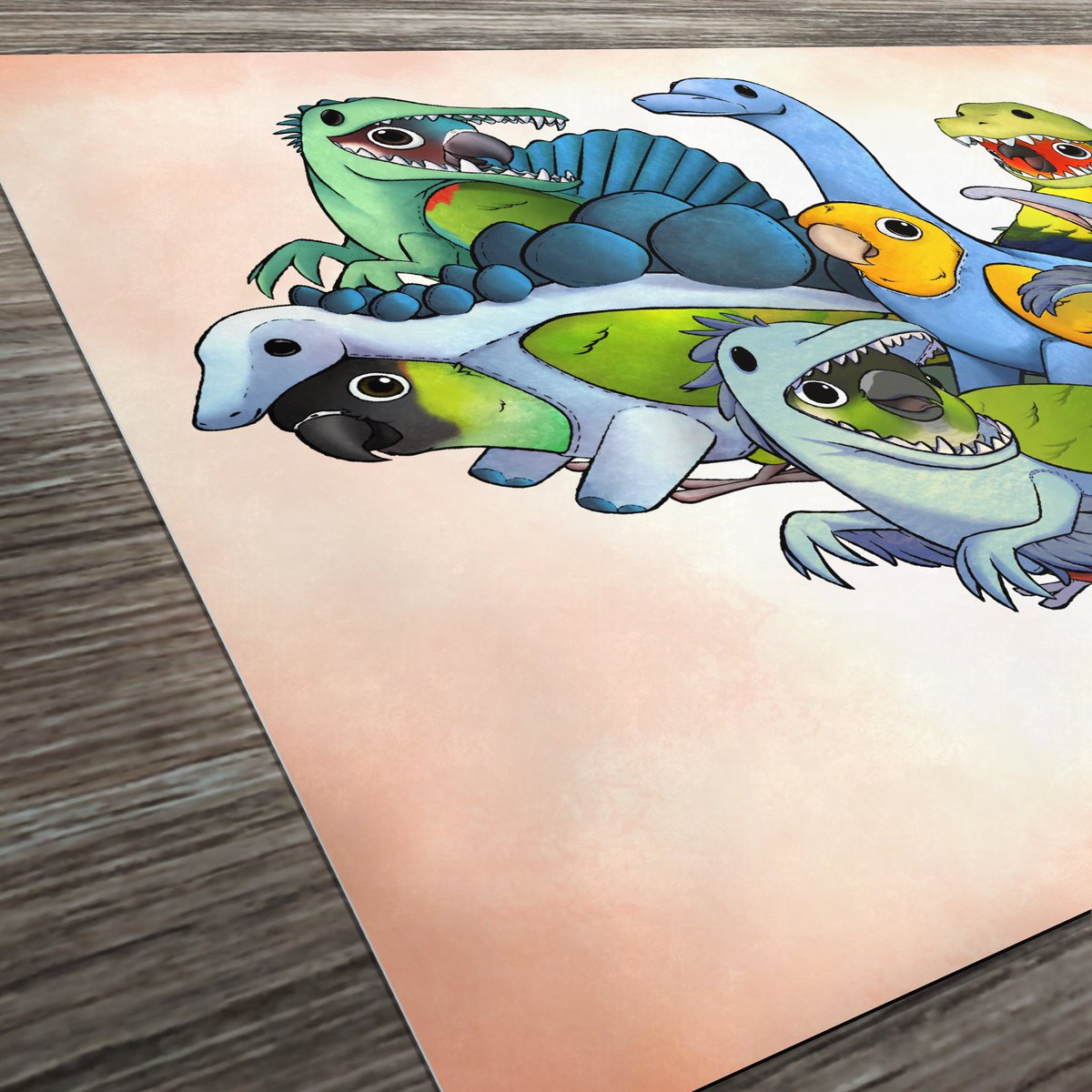 TeraTigerStudio's tweet photo. Finally activating the print listings today! I’ll have 5 of these guys available online and 2-3 of the Ball Python ones. https://t.co/jm4e9u1Wna