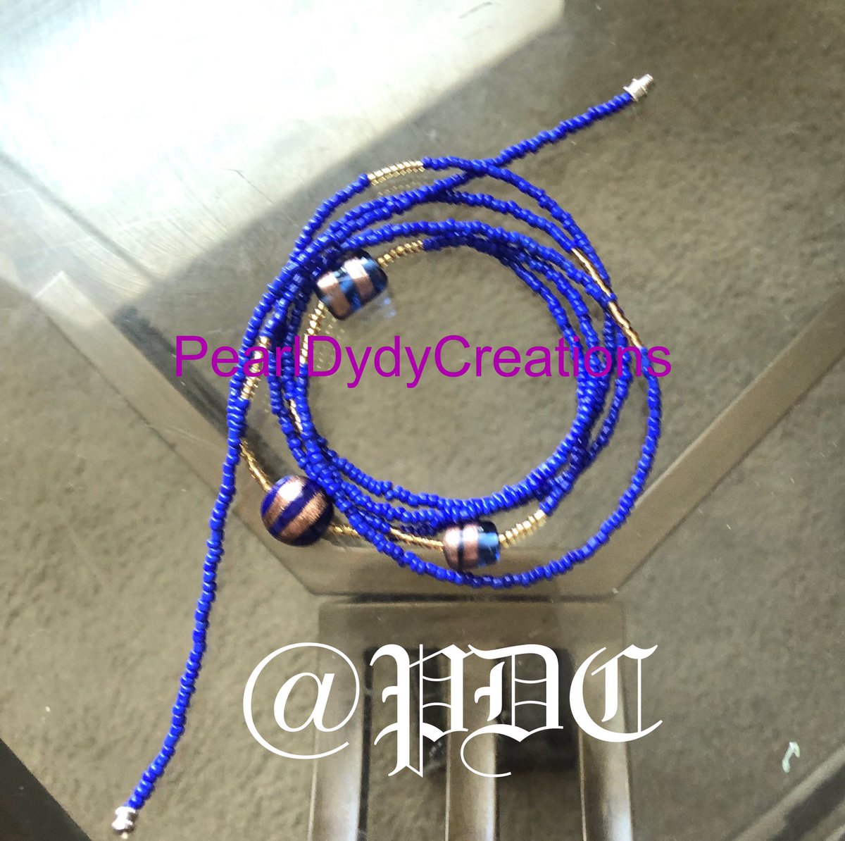 Customize Waist beads for a client🔥#pearldydycreations #@PDC