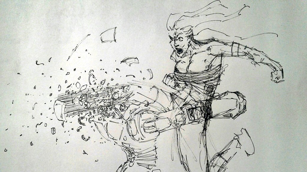 TankFerretArt's tweet photo. Quick ink sketch "boot to the (robot) head"

Scalpel Zero launches October 15th!

#Deltaverse
#DramaFree
#IndieFocused
#ComicsRevolution
@IndieCron
@Indiegogo
@DELTAVERSED
#2065Retribution
#ScalpelZero
#InkSketch
#QuickSketch https://t.co/HgUqYrTDnc