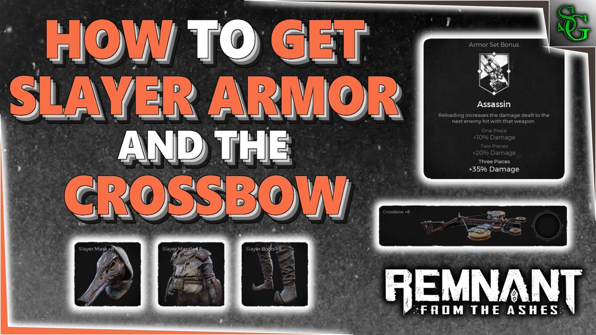 SlyGumbi's tweet image. 📽️NEW VIDEO!
Remnant - How to get Slayer Armor &amp;amp; The Crossbow
#RemnantFromTheAshes
#QuickGuides
youtu.be/okJrZ2DPEn4