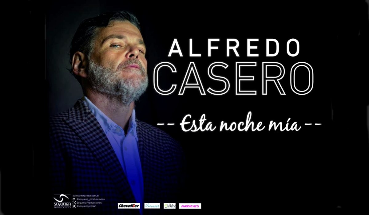 El 20 de septiembre a las 21.00 hs, —CASERO en LA PLATA—
<a href="/TeatroLaNonnaOK/">Teatro La Nonna</a>.
Entradas en boletería y en: bit.ly/2ZsneWu