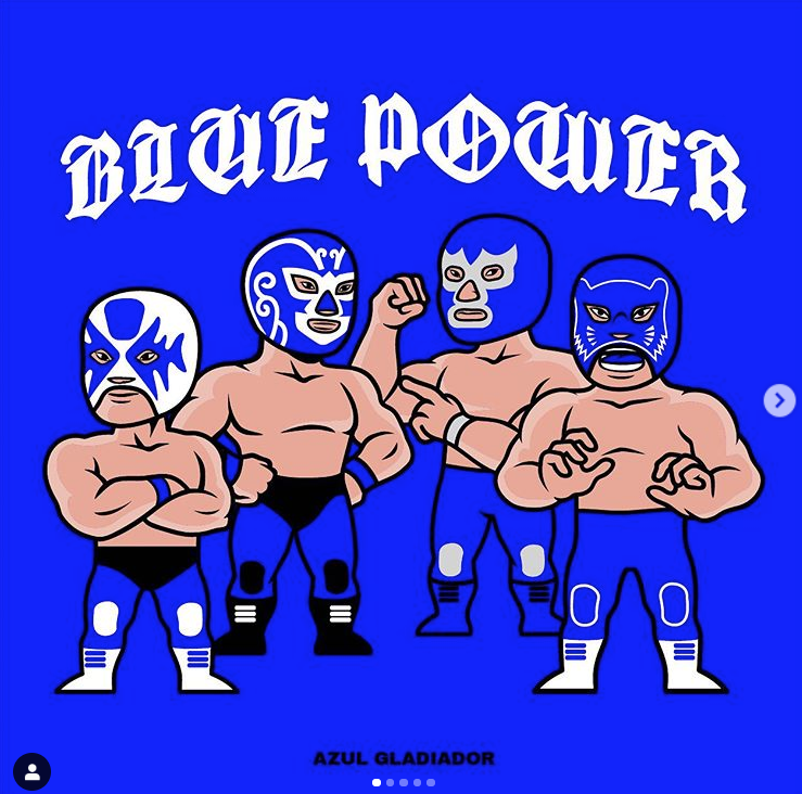 mareoflores's tweet image. Y 2: 

Last, but not least, @Netoplasma. Leyenda del vector regiomontano, fue el que propuso el tema #Luchadores y se rifó con la pieza AZUL GLADIADOR en el tema pasado.
