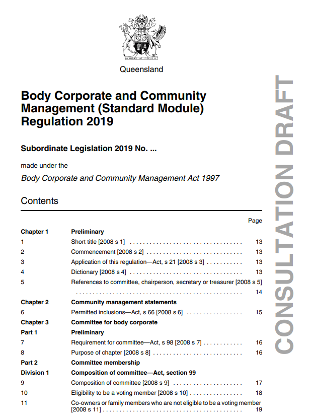 StrataQld's tweet photo. Regulatory reform is (almost) here! First up is the BCCM Standard Module. SCA (Qld) will be providing a submission, but if you'd like to provide your own feedback, @justiceQLD consultation is open till October 18th. #strata https://t.co/oK6khFVAWM https://t.co/RnGj0h9SSO