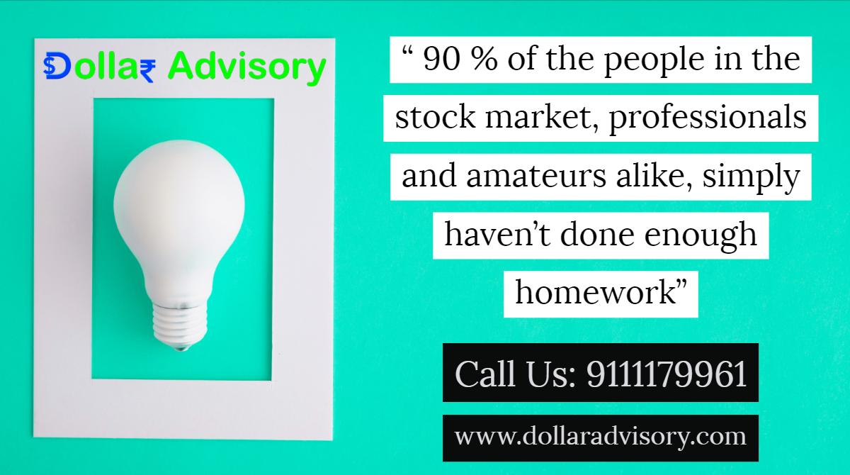 DollarAdvisory's tweet photo. THOUGHT OF THE DAY😀

“ 90 % of the people in the stock market, professionals and amateurs alike, simply haven’t done enough homework” 

For Free Trial Call: 9111179961
Visit - https://t.co/5hJBhXcCls 

#quotes #dollaradvisory #tuesdaymotivation #tuesdaythoughts https://t.co/jzWf53owav