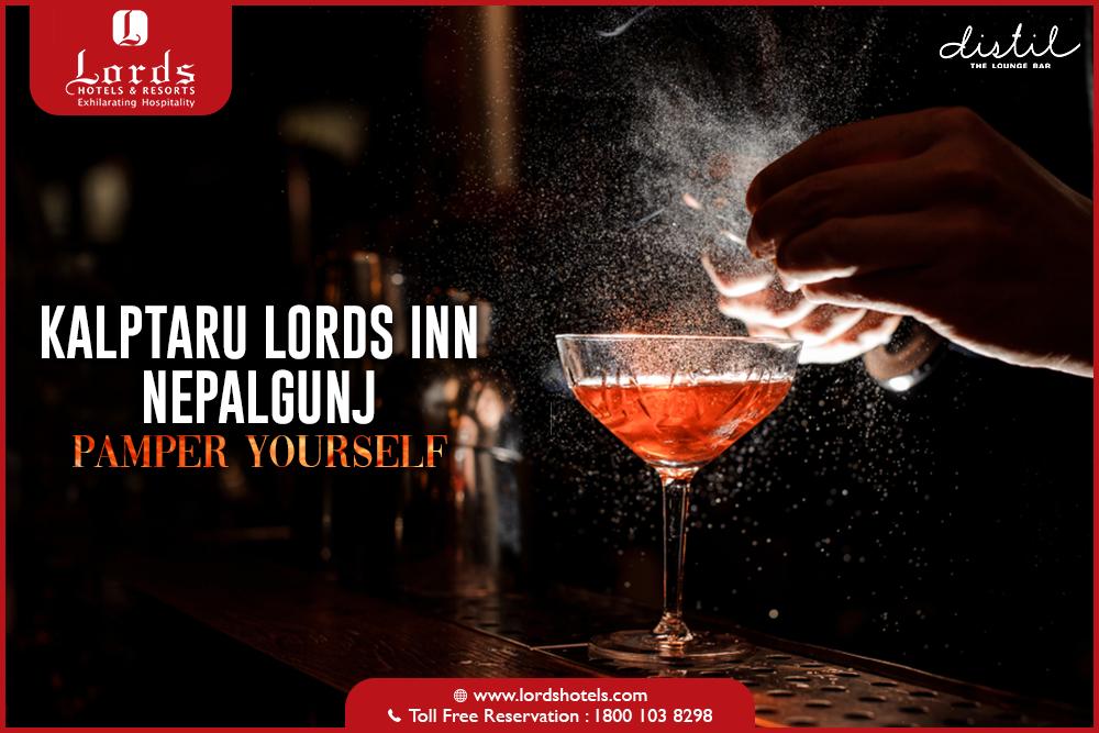 LordshotelsR's tweet photo. Cheer up! It’s #weekend, enjoy chilled #cocktails with your friends at #DistilBar by #KalptaruLordsInn #Nepalgunj.
For bookings, visit https://t.co/SoQoIc5vQ9
#Lords #Hotels #Resorts #Nepal
@LordsKalptaru https://t.co/ct9TGMnIP8