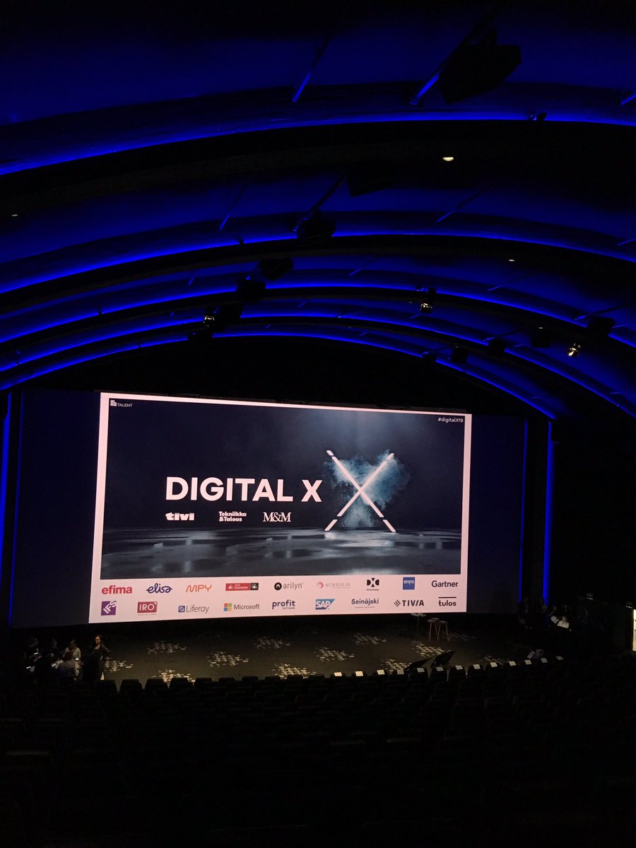 Täällä alkaa olla valmista! Yhdeksältä startataan! 🤩 #digitalX19