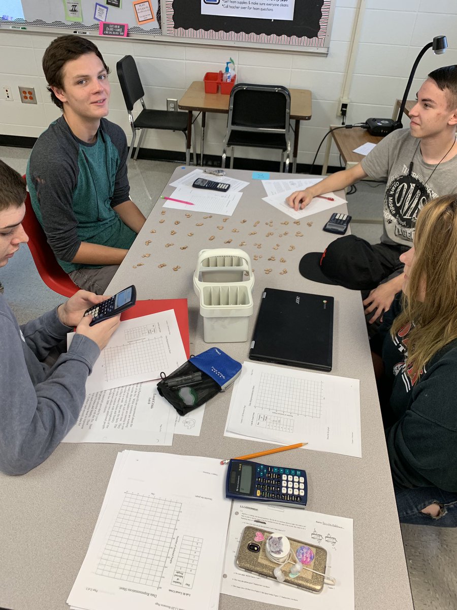 MrsEricksonMath's tweet photo. Investigating growth using various manipulatives and scenarios in Algebra 1. Student engagement was fantastic on this one! #AlgebraInvestigations #mathlove #thisiswhyiteach #Ozarktigers https://t.co/EWetiE6cYY