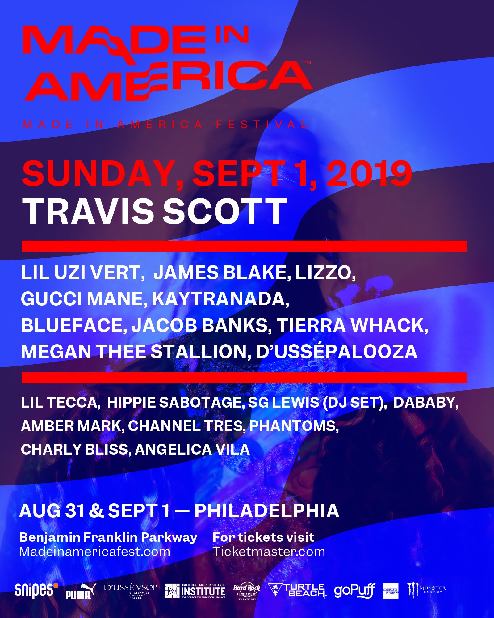 2019 Made In America lineup