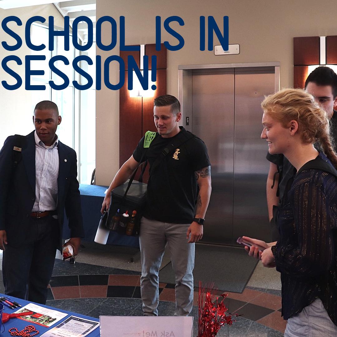 shenu_business's tweet photo. We were excited to welcome students back to campus today for the start of the Fall semester. Hope your first day was amazing! #SU #ShenandoahUniversity #BSB_SU #FirstDayofSchool #UniversityLife #CampusLife https://t.co/KBlJAnZw8E