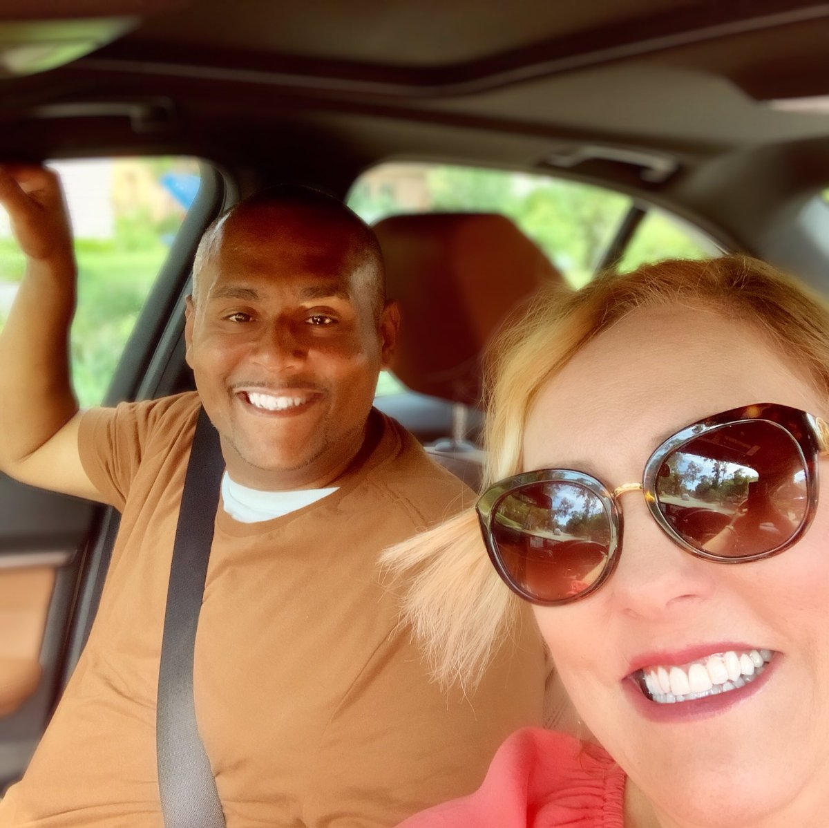 RonnaRGarrett's tweet photo. Hanging out with my favorite (only) son, Rick, today in Wilmington, NC!  Love it when he makes time for his Momma! https://t.co/EaEqJlI7Qk