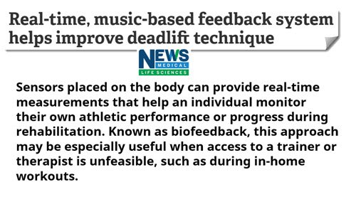 MedGizmo's tweet image. Real-time, music-based #feedbacksystem helps improve deadlift technique ow.ly/zXiV50vK5Ma #medtech #digitalmed
