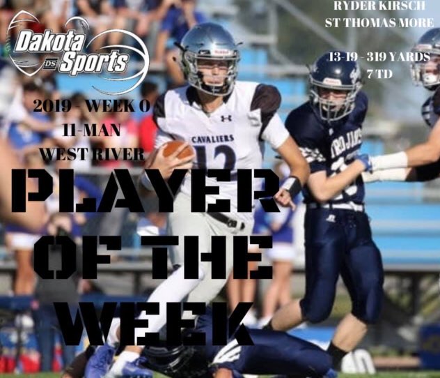 DakotaSports's tweet photo. Congratulations to our players of the week, Sklyer Zomer, Brad Christensen, Ryder Kirsch and Cody Thompson. Great effort, guys! https://t.co/ZQd18MpGWc