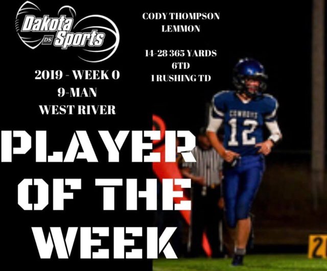 DakotaSports's tweet photo. Congratulations to our players of the week, Sklyer Zomer, Brad Christensen, Ryder Kirsch and Cody Thompson. Great effort, guys! https://t.co/ZQd18MpGWc