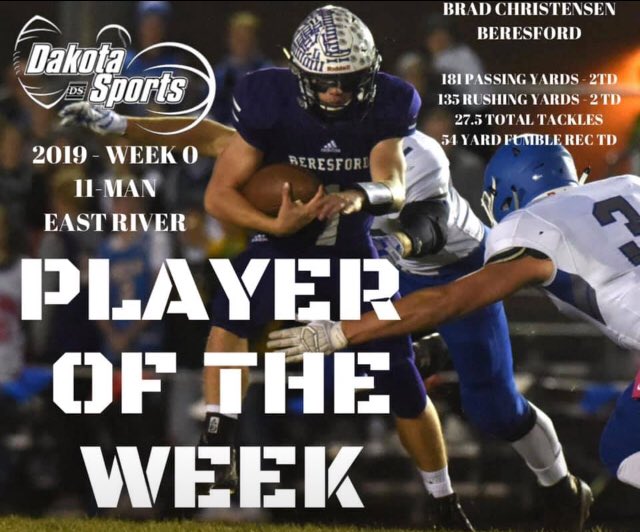 DakotaSports's tweet photo. Congratulations to our players of the week, Sklyer Zomer, Brad Christensen, Ryder Kirsch and Cody Thompson. Great effort, guys! https://t.co/ZQd18MpGWc
