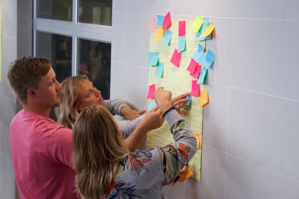 WE'RE BACK and getting excited to welcome students soon! During breakfast, staff reconnected as well as worked together to discuss what "behaviors, attitudes, and aptitudes" we want for each student at Jordan Public Schools. #profileofalearner #ignitewonder #workshopweek