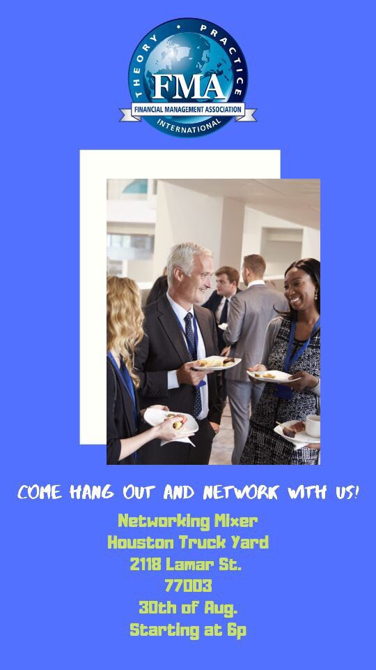 FMA_UHD's tweet photo. This Friday, starting at 6p, at the Truck Yard, is our first event, the Networking Mixer. COME JOIN US 🙆🏻‍♀️🙆🏻‍♀️ https://t.co/DoMcrjsn8p