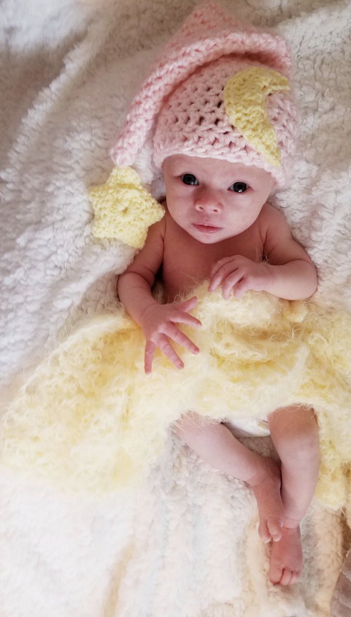 thepurplehook's tweet photo. Mary Margaret in her over the moon hat and mohair blankie 🥰
🌜⭐️💖🌜⭐️💖🌜⭐️💖🌜⭐️
#crochet #crochetgifts #newborncrochet #newborn #newbornphotography #mohair #moonandstars https://t.co/w4CVxrf28T