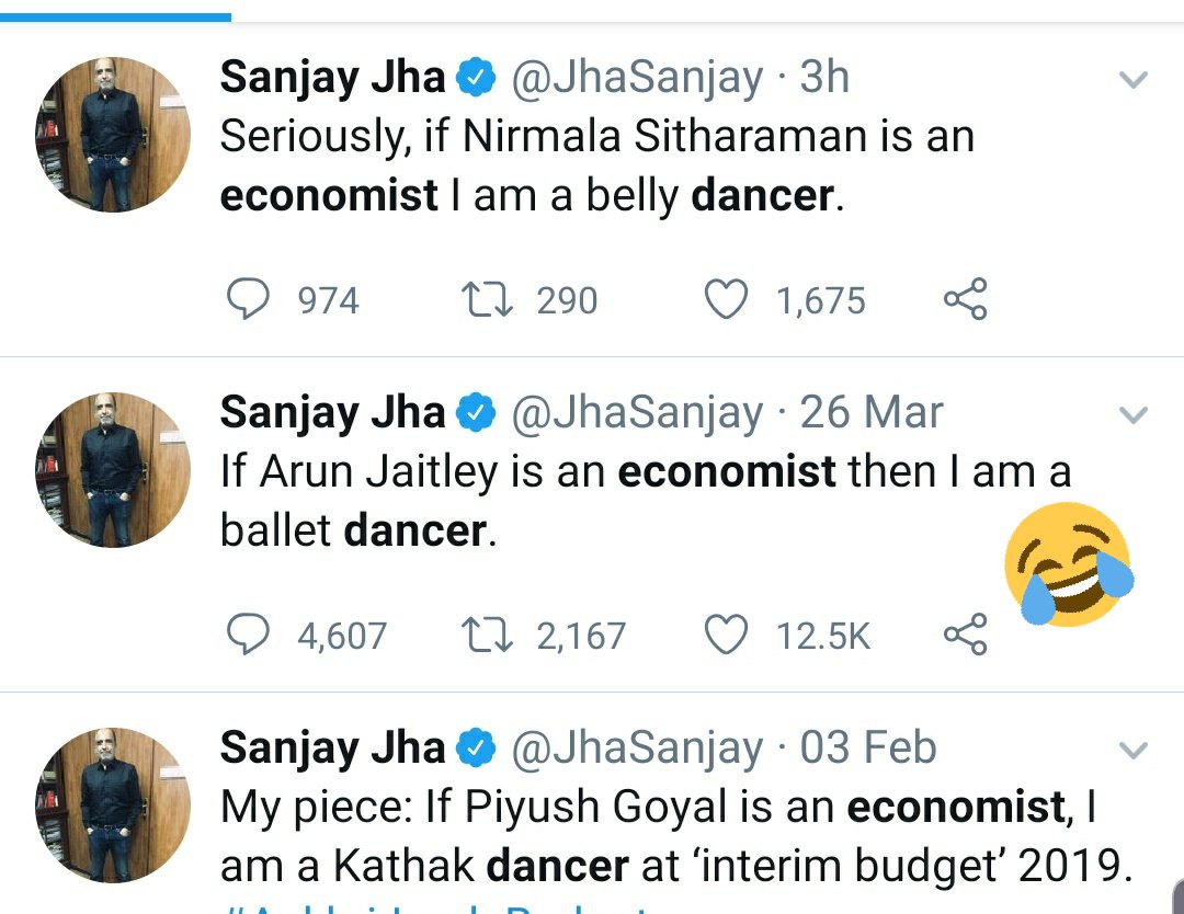 divya_16_'s tweet photo. Hope one day @JhaSanjay is able to come out and embrace his real calling. https://t.co/bY5xPTOLo0