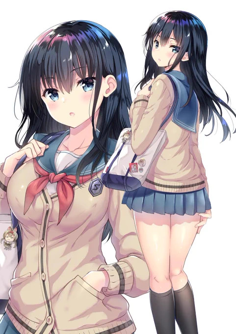<宣伝>に印さんの日本女子高生図鑑にて「鳴瀬ルナちゃん」キャラデザ、イラスト描かせせて頂きました!
クールな彼女の本当の姿とは……?
抱き枕&タペストリーが予約受付中です、宜しくお願いします! https://t.co/zSJf5ajacY 