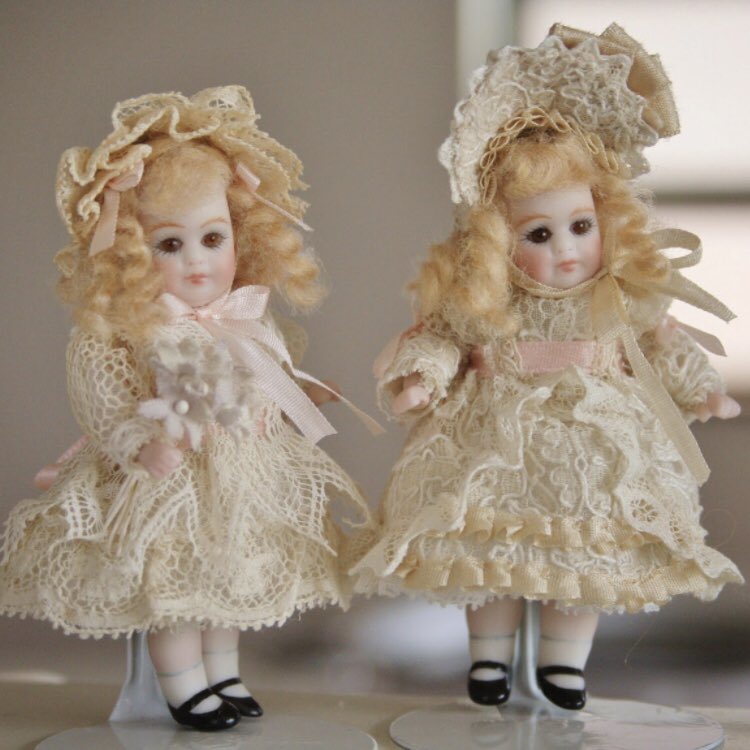 ビスクドール29 ミニョネット ヴィンテージ ミニュチュア 小さい