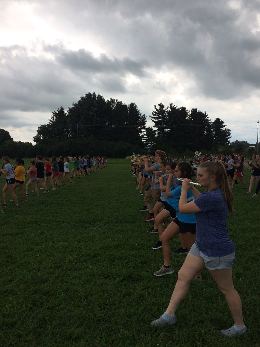 JHSBigRedBand's tweet photo. Last week’s practices went great and we got a ton accomplished! Thanks for working so well so it was okay that we missed today’s. #teamwork #tobeearlyistobeontime #workhardplayhard https://t.co/Wp4bD2xYgm