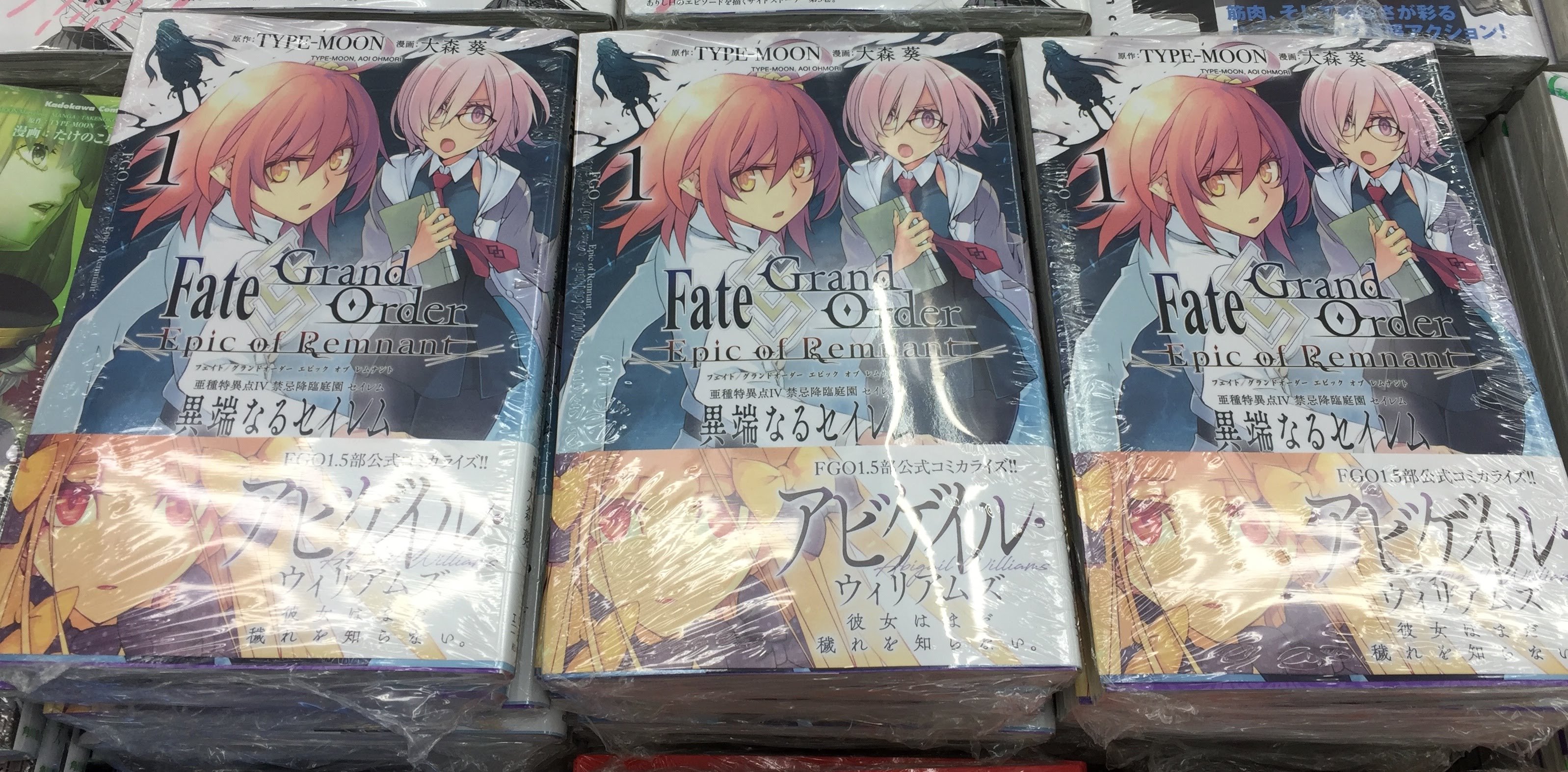 ｱﾆﾒｲﾄ大宮 今だけｱﾌﾟﾘﾎﾟｲﾝﾄ3倍 A Twitter 書籍入荷情報 Fate Grand Order Epic Of Remnant 亜種特異点 禁忌降臨庭園セイレム 異端なるセイレム １巻 が入荷したマメ アニメイト特典 としてイラストカードがついてくるマメ Fgo T Co Pm44mopk2u