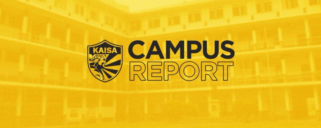 KaisaUE's tweet photo. #ClassSuspended : [OFFICIAL UE ANNOUNCEMENT, August 27, 2019] Classes in ALL LEVELS in UE Manila and UE Caloocan, are now suspended.

Please be guided accordingly. Thank you! 

Stay KaiSafe! 💛

#KaisaKa https://t.co/dizS0KMrWO