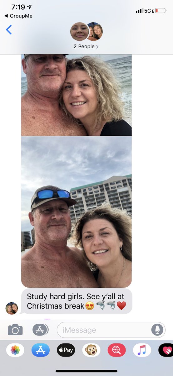 Madi__Mo's tweet photo. it took my parents 1 week being empty nested before randomly taking a beach trip w/out telling us ... https://t.co/CrI23g6Q6N