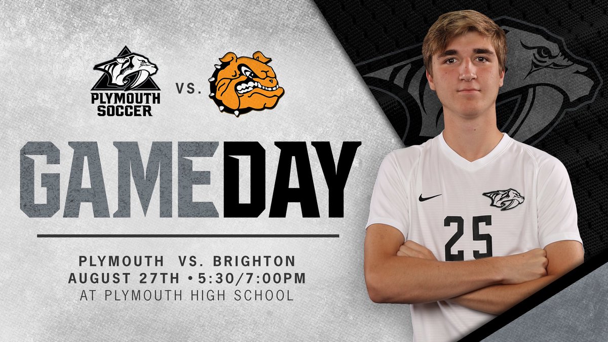 PlymBSoccer's tweet photo. ⚽️GAMEDAY ALERT ⚽️                                                                               

The Cats matchup against the Bulldogs of Brighton tomorrow at home on the Turf field! Come out and support 😤

⏰: 7:00
🏟: @PHSWildcats
🙌🏻: @PlyStdntSection
📸: @MPVasilnek https://t.co/FDXyfruiCo