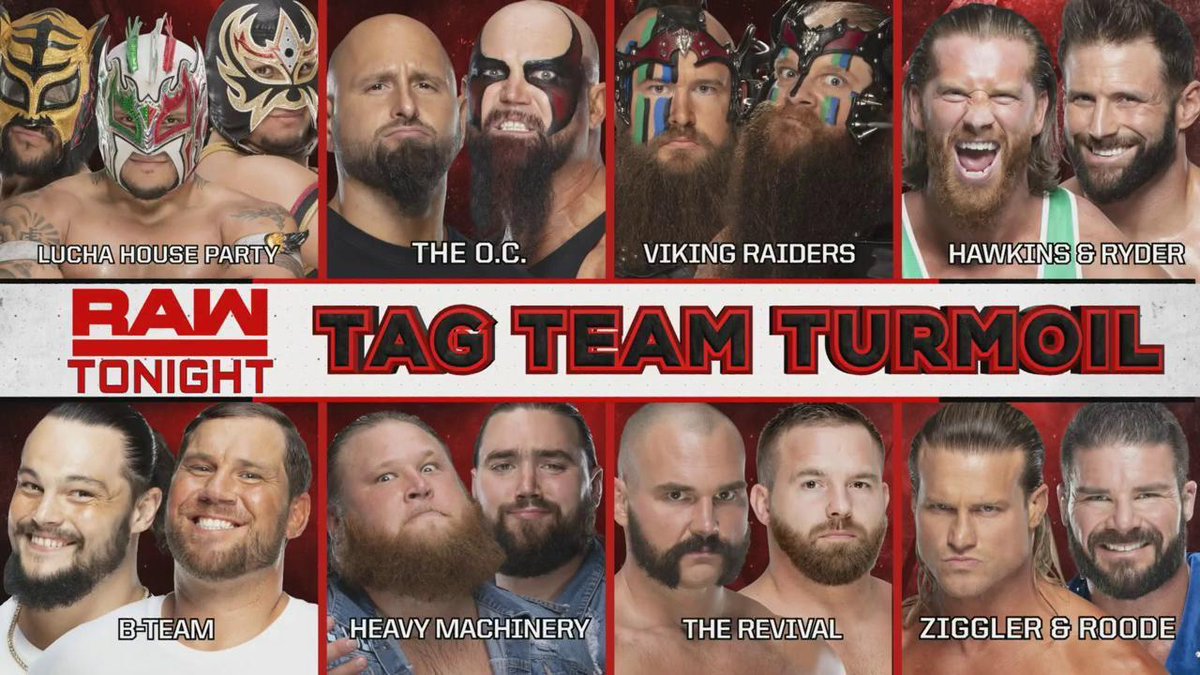 Wrestling Observer On Twitter Raw Results Tag Team Turmoil