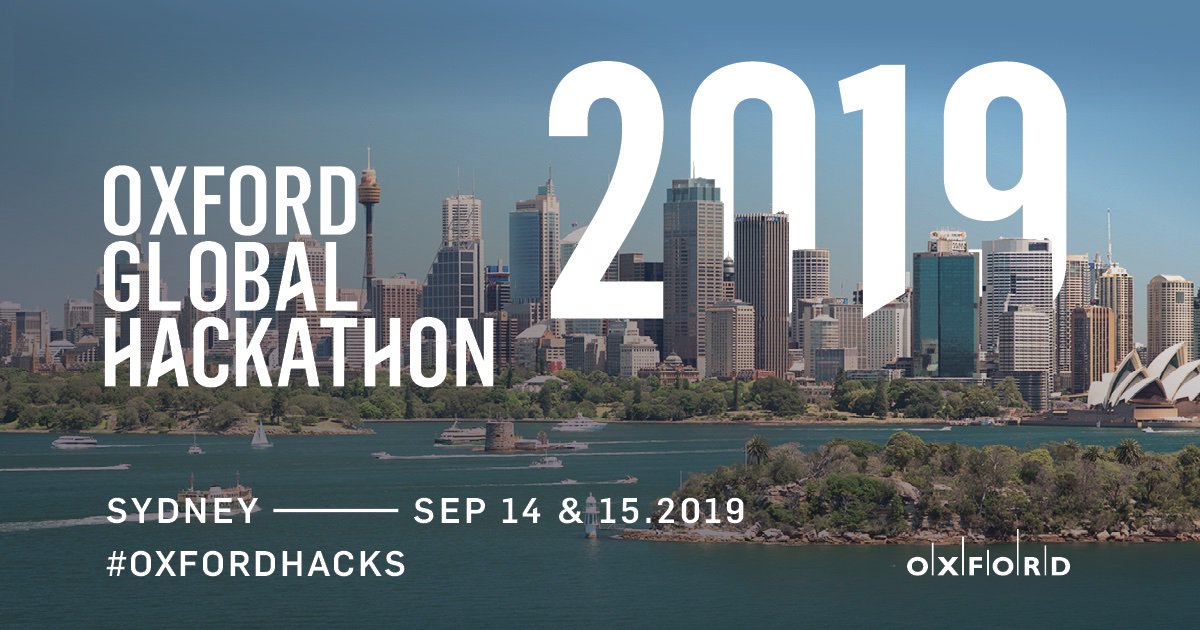 400 hackers, 4 cities, 1 weekend. Join world experts at the #OxfordHacks Global Hackathon to develop innovative solutions to issues facing the construction industry and win a share of $5,000. Register for the free, Sydney event at Sydney Sept 14-15: bit.ly/OxGlHack