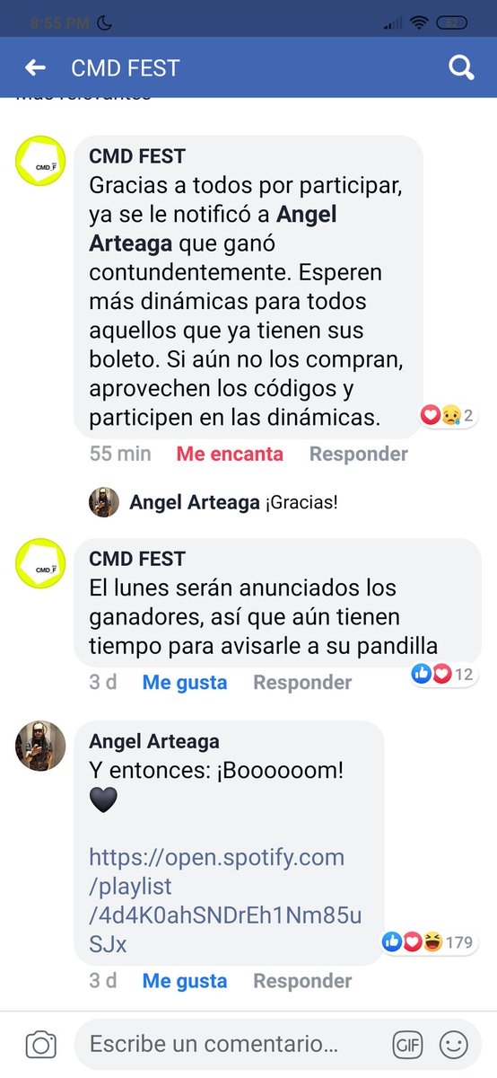 pinche_arteaga's tweet image. Pues ya quedó listo este pedo. Gané mi acceso al soundcheck del #CMDFest ¡@BoyHarsher allá te voy! ¡Gracias pandilla! 🖤