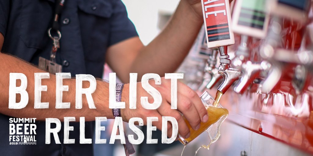 🍻 170 Breweries 
🍻 500 + Beers
Whether you love hoppy, hazy, stouts or sours there is something for every craft beer lover at the #CABeerSummit Festival. Full beer list here: ow.ly/KQy850vzNQH