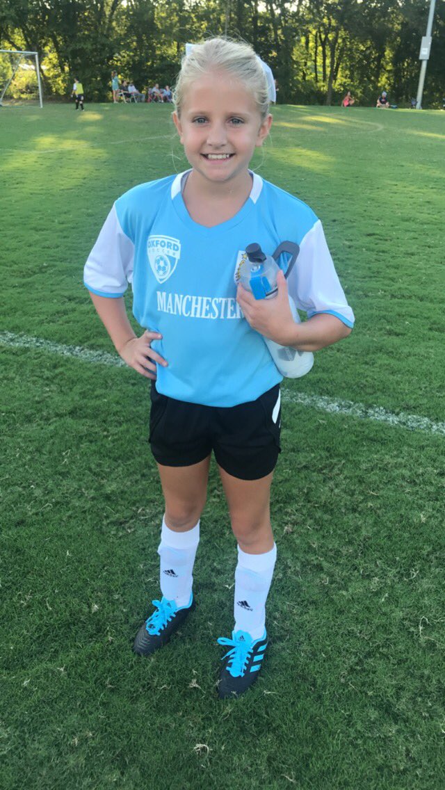 agulledge's tweet photo. Soccer season is back again! ⚽️4️⃣💙 #emoryelizabeth https://t.co/tkP4Nh6z0c