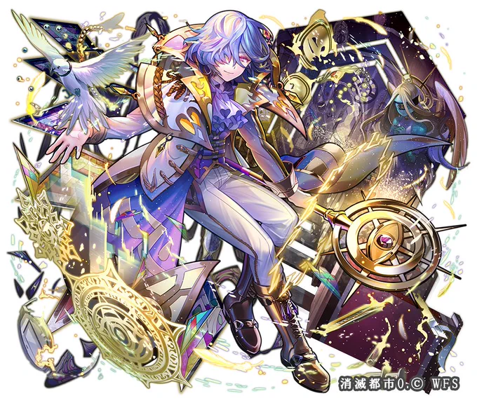 WFS様「消滅都市0.」で「トランスノゾム」を描かせて頂きました!ヾ(。>﹏<。)ノ゛✧*。 