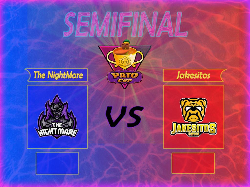 SEMIFINAL! 🎉

De este lado tenemos a las sombras que les darán pesadillas a sus adversarios para estos no puedan avanzar!

<a href="/zThe_Nightmare/">The Nightmare</a> Vs <a href="/JakesitosCup/">Jakesitos Cup</a>

Mientras que de este otro lado están los que lo destrozan todo con uñas y dientes para llegar a su destino!!