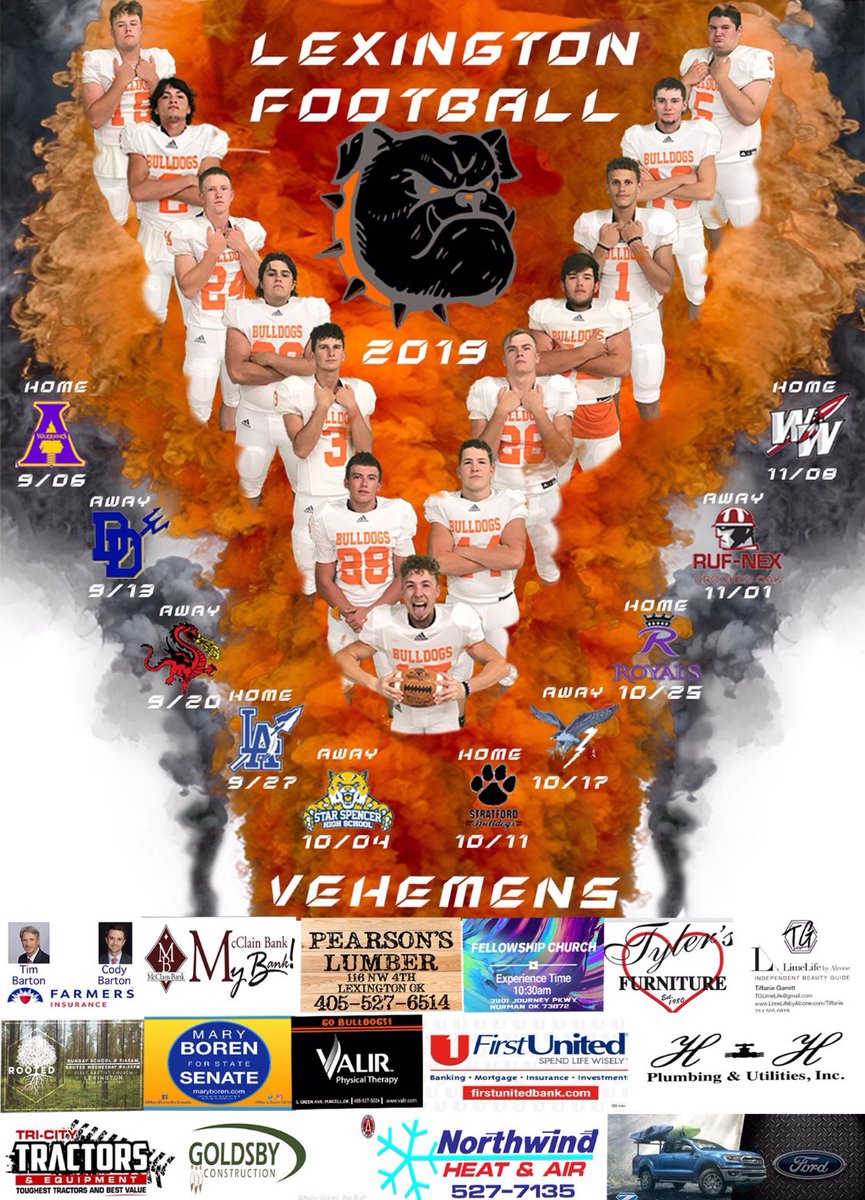 Lexington FB schedule. Thanks coach Garrett <a href="/CoachG_75/">Jared Garrett</a> for the artwork.