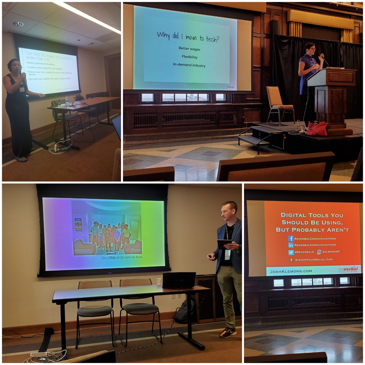 mexamary's tweet photo. Great talk!! @hilarysk @jocelynkopac @jpmiller @joshklemons https://t.co/HxNqj11cnT