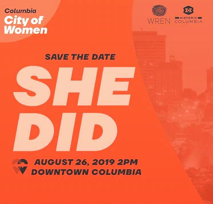 Great day for #columbiacityofwomen ! Wore my white in honor of the 99th anniversary of 19thAmendment allowing women to vote &amp; attended the presser supporting the observance of #shedidday highlighting those women who did &amp; continue to forge a new path for women! #SheDidSoWeCan