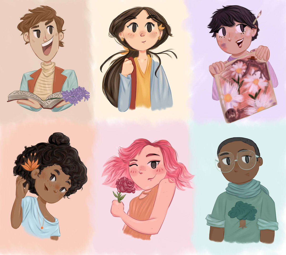 Pausliebre's tweet photo. Hi! Soy Pau, una ilustradora mexicana, y me encanta dibujar personajes.🌻

#VisibleWomen https://t.co/rDDsfGYStt