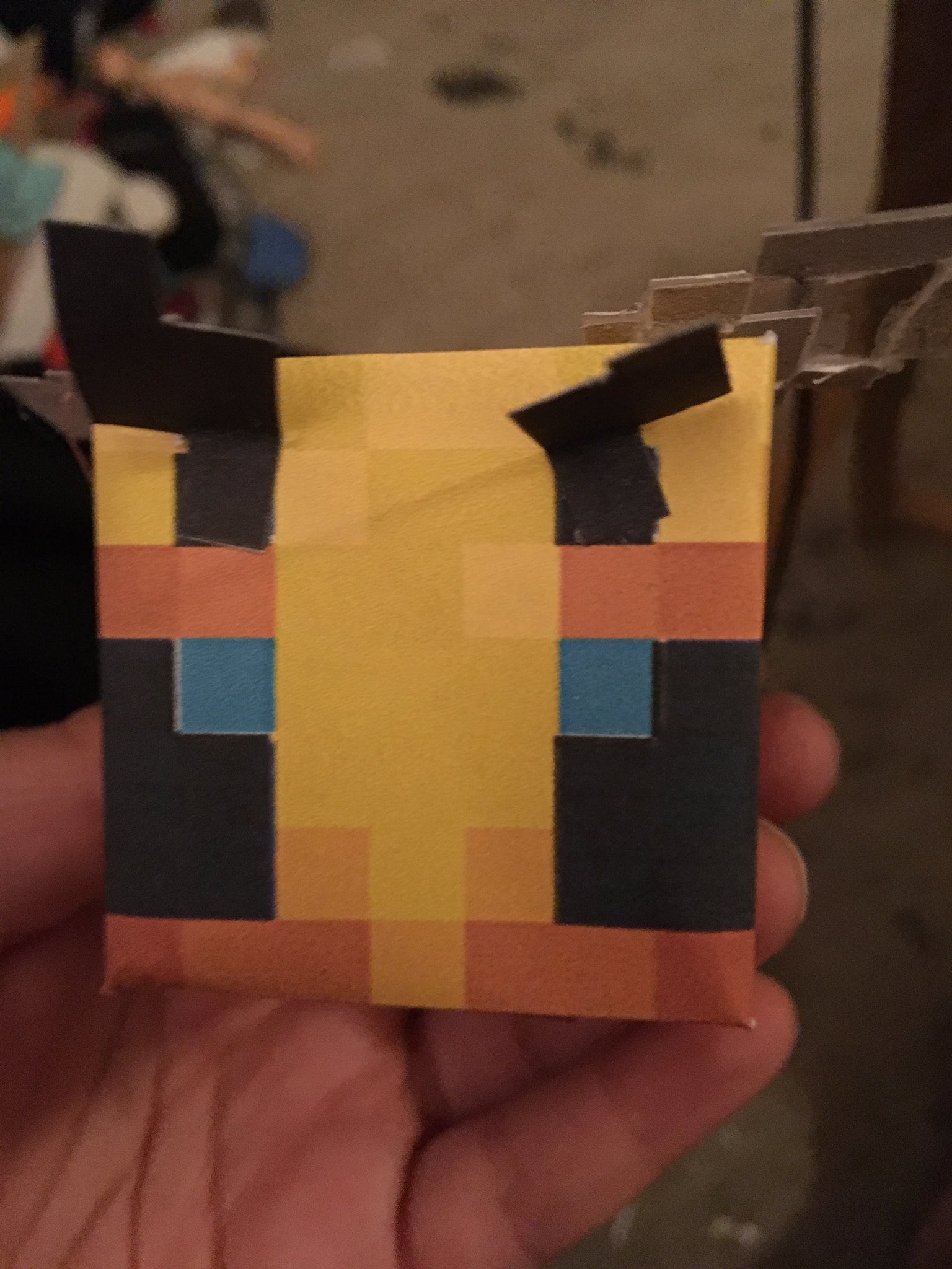 Why do they call it oven if you of in- on X: *Hands you a badly made minecraft  bee with messed up wings* I gave up near the end because sleepy, but