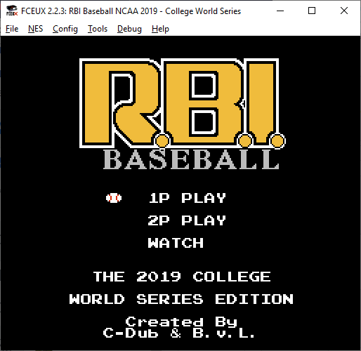 Who likes College Baseball? #NES #RetroGaming #VideoGames #VideogamesAreNotToBlame #CollegeWorldSeries #Vanderbilt #Michigan #RBIBaseball https://t.co/En1UtDq9u4