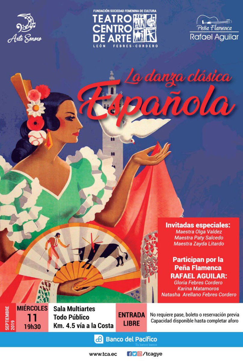 EPTEAdanza's tweet photo. La maestra de flamenco de #eptea @febres_gloria y la bailaora de EPTEA Natasha Arellano participarán en el evento La Danza Española el próximo 11 de septiembre. Entrada gratuita hasta completar aforo. #danzaespañola #peñaflamencarafaelaguilar https://t.co/NGsP3DBUg9