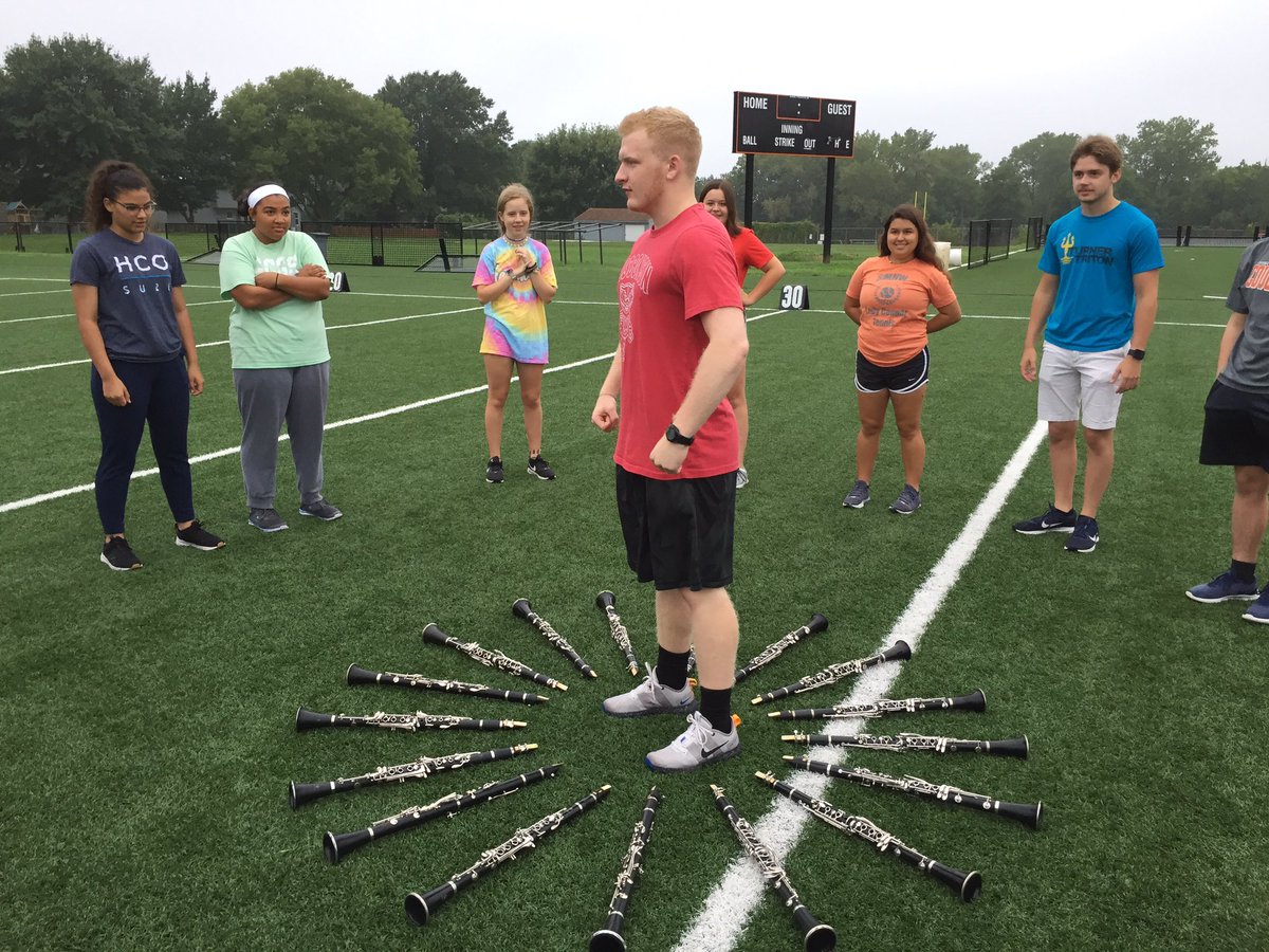 What could be better than a perfect clarinet circle at 7 in the morning??