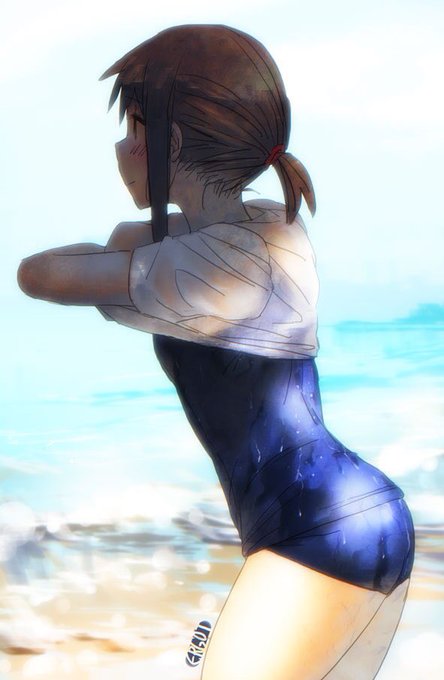 #これを見た人はスク水女子をTLに放流しよう 