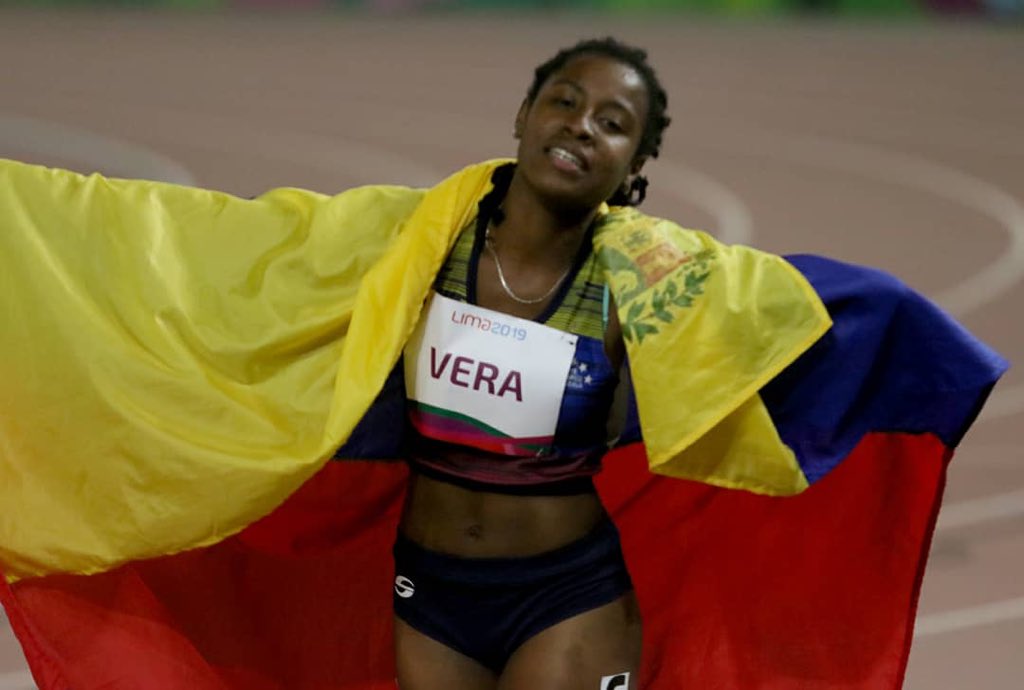 pinfantea's tweet photo. ¡ORO PARA VENEZUELA! 🥇🤩🇻🇪 Nuestra para-atleta Lisbeli Vera se consagra CAMPEONA en los 400 metros T47 femenino e impone nuevo RÉCORD Parapanamericano con un registro de 59.10seg 🏃🏾‍♀️

Vera suma la segunda presea dorada  👏🏻 ¡BRILLANTE NEGRITA! 🇻🇪 

#Lima2019
@NicolasMaduro https://t.co/TSO1L8P1yX
