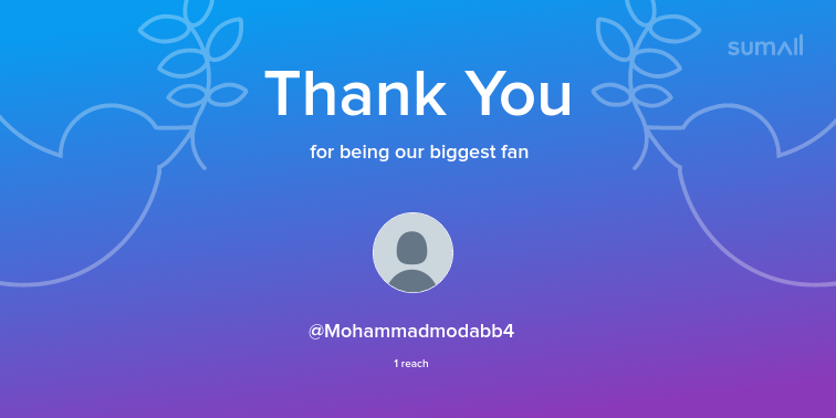 ASMILLATM's tweet photo. Our biggest fans this week: Mohammadmodabb4. Thank you! via https://t.co/s4mmsXGip5 https://t.co/2C9wEFJL74