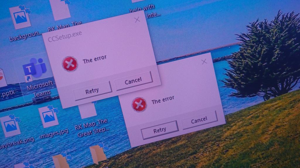 rSoftwareGore's tweet photo. Not just any error... but... the error?? https://t.co/xNeLO13HIe
