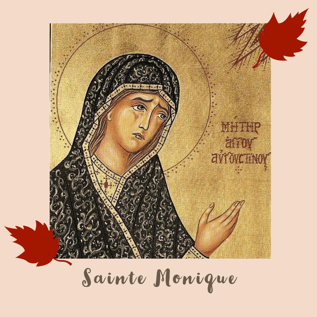 Quand son fils Augustin se détourna de la foi de son enfance, ses larmes montèrent vers Dieu comme une prière silencieuse et la conversion d'Augustin à Milan l'emplit de joie.