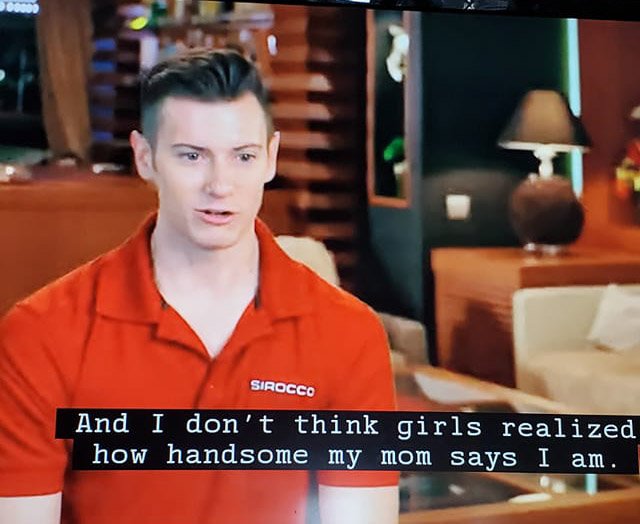 SucksHannah's tweet photo. Collin is by far the favorite on the show. ❤ https://t.co/DHZw8AWn8B
